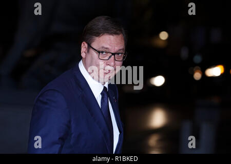 Paris, Frankreich. 10 Nov, 2018. Abendessen in Anwesenheit der Staats-, Regierungs- und internationalen Führer der Organisation während der internationalen Gedenken an das hundertjährige Jubiläum des 1918 Waffenstillstand am Musée d'Orsay in Paris am 10. November 2018 in Paris, Frankreich. Quelle: Bernard Menigault/Alamy leben Nachrichten Stockfoto
