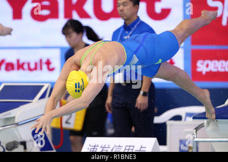 Sarah Sjostrom (SWE), 11. NOVEMBER 2018 - Schwimmen: 2018 FINA Swimming World Cup in Tokio Frauen 100 m Freistil Wärme am Tatsumi International Swimming Center in Tokio, Japan. (Foto durch Yohei Osada/LBA SPORT) Stockfoto