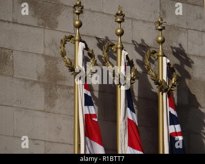 London, Großbritannien. 11. Nov 2018. Tag der Erinnerung Service am Ehrenmal DM 100. Geburtstag von WW1, London, UK Credit: NASTJA M/Alamy leben Nachrichten Stockfoto