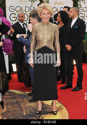 Emma Thompson 168 bei den Golden Globes Awards 2014 im The Beverly Hilton in Los Angeles. Emma Thompson 168 Veranstaltung in Hollywood Leben - Kalifornien, Red Carpet Event, USA, Filmindustrie, Prominente, Fotografie, Bestof, Kunst, Kultur und Unterhaltung, Topix prominente Mode, Besten, Hollywood Leben, Event in Hollywood Leben - Kalifornien, Roter Teppich und backstage, Film Stars, TV Stars, Musik, Promis, Topix, Bestof, Kunst, Kultur und Unterhaltung, vertikal, eine Person, Fotografie, Mode, volle Länge, 2014 Anfrage tsuni@Gamma-USA.com, Kredit Tsuni/USA, Stockfoto