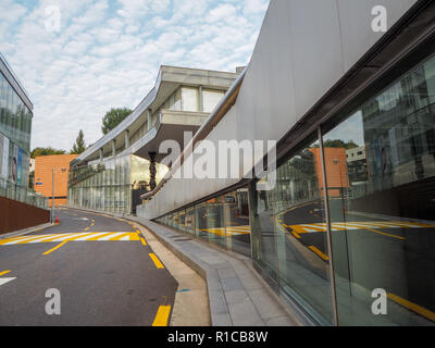 Seoul, Südkorea - Oktober 2018: Das leeum Samsung Museum für Kunst in Itaewon, entworfen von Mario Botta, Jean Nouvel und Rem Koolhaas Stockfoto