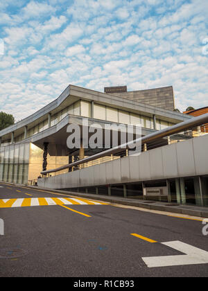 Seoul, Südkorea - Oktober 2018: Das leeum Samsung Museum für Kunst in Itaewon, entworfen von Mario Botta, Jean Nouvel und Rem Koolhaas Stockfoto