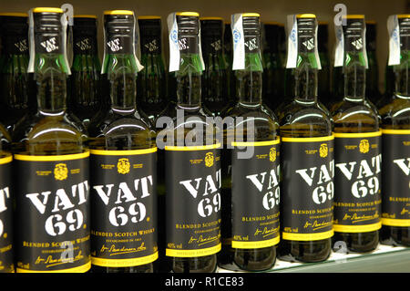 Mwst. 69, Blended Scotch Whisky Stockfoto