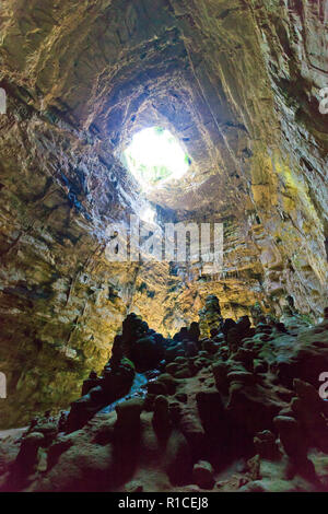 Grotta di Castellano, Apulien, Italien - ein riesiges Höhlensystem unter der Oberfläche Stockfoto