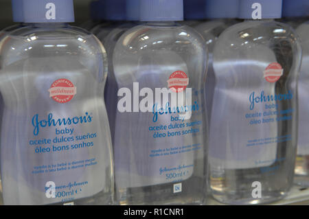 Johnson's Baby Body Öl Stockfoto