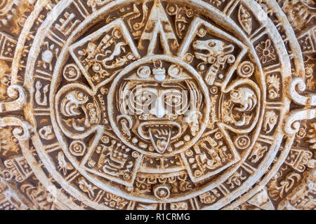 Nahaufnahme des Ornaments in der Cabrillo National Monument Visitor Centre, Point Loma, San Diego, CA, USA. Stockfoto