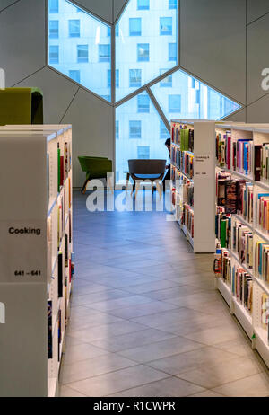 Die Calgary Central Library, auch bekannt als die Calgary neue Zentralbibliothek (NCL) Stockfoto