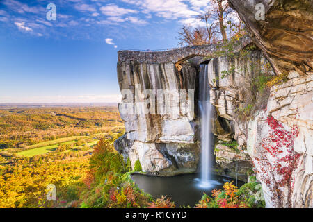 Lookout Mountain, Georgia, USA bei hohen fällt im Herbst. Stockfoto