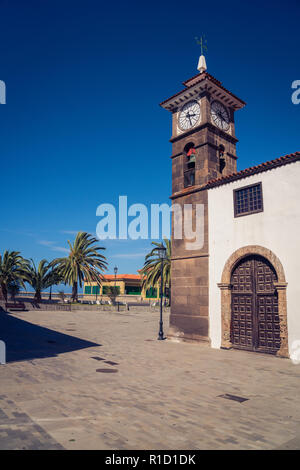 Hübsche Städtchen San Juan de la Rambla Stockfoto