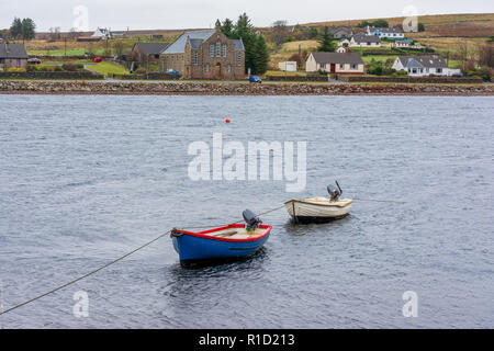 Nach Aultbea Hafen, Wester Ross, Schottland, Vereinigtes Königreich Stockfoto