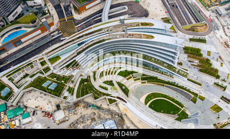 Hongkong West Bahnhof Kowloon, Hong Kong Stockfoto