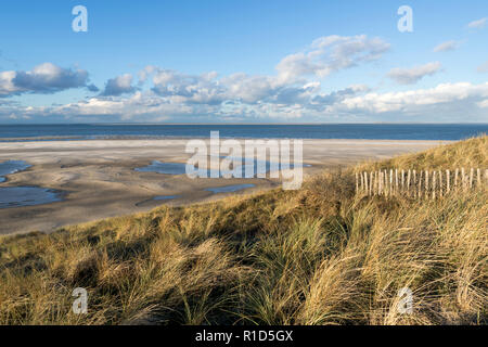 Niederländischen Nordsee Küste bei Paal 31 Auf der holländischen Insel Texel Stockfoto