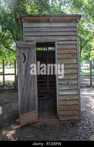 Nebengebäude auf dem Carter Farm in den Ebenen Georgien Stockfoto