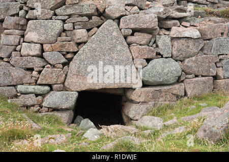 Broch von Culswick, Festland, Shetland, Großbritannien Stockfoto