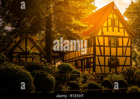 Traditionelle deutsche Haus in Königswinter, in der Nähe von Bonn, Deutschland. Stockfoto