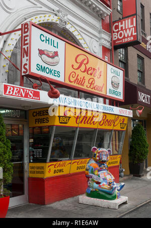 Original Ben's Chili Bowl Washington DC Stockfoto