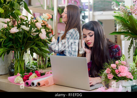 Sales Manager consulting Kunde Stockfoto