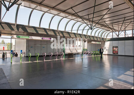 U-Bahnlinie U4, Station Schottenring Stockfoto