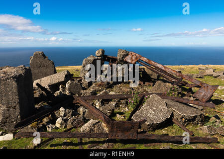 Radarstation II. Weltkrieg Stockfoto