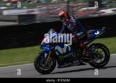 Scarperia E San Piero, Italien. 02 Juni, 2018. Maverick Vinales während MotoGP qualifying Credit: Lorenzo di Cola/Pacific Press/Alamy leben Nachrichten Stockfoto