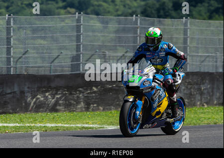 Scarperia E San Piero, Italien. 02 Juni, 2018. Franco Morbidelli während MotoGP qualifying Credit: Lorenzo di Cola/Pacific Press/Alamy leben Nachrichten Stockfoto