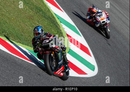 Scarperia E San Piero, Italien. 02 Juni, 2018. Johan Zarco und Jack Miller während MotoGP qualifying Credit: Lorenzo di Cola/Pacific Press/Alamy leben Nachrichten Stockfoto