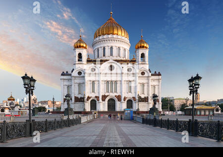 Kathedrale von Christus dem Erlöser in Moskau, Russland Stockfoto