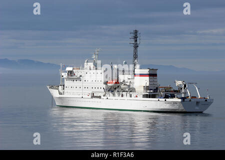 Akademik Ioffe, aka One Ocean Navigator, ein Eis gestärkt Expedition Cruise Ship Stockfoto
