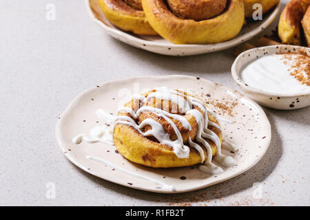 Kürbis Zimtkuchen Stockfoto