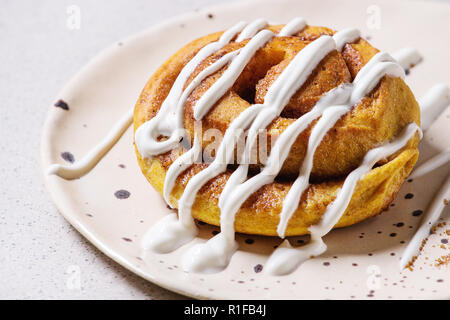 Kürbis Zimtkuchen Stockfoto