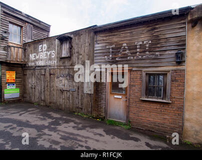 EDINBURGH, Schottland, 10. November 2018: Eine wild West in Edinburgh versteckt. Stockfoto