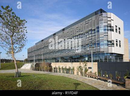 Die neuen Quadram Institut Gebäude an der Norwich Research Park. Führt modernste Essen und bioscience Forschung und Endoskopie. Stockfoto