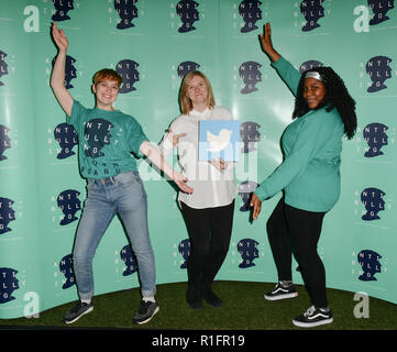 London, Großbritannien. 12. November 2018. Katy Minshall nehmen an der Diana Award Anti-mobbing-Woche im Alexandra Palace am 12. November 2018, London, UK. Bild Capital/Alamy leben Nachrichten Stockfoto