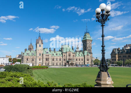 East Block, kanadische Parlament Gebäude, Ottawa, Kanada Stockfoto