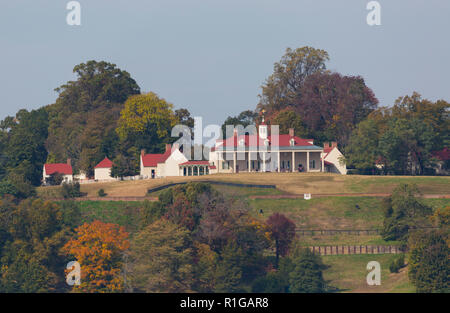 George Washington's Mount Vernon home Stockfoto