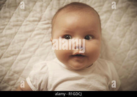 Porträt von einem niedlichen baby Stockfoto