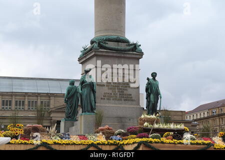 Historische Messe in Stuttgart Deutschland im Oktober Stockfoto