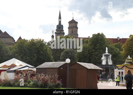 Historische Messe in Stuttgart Deutschland im Oktober Stockfoto