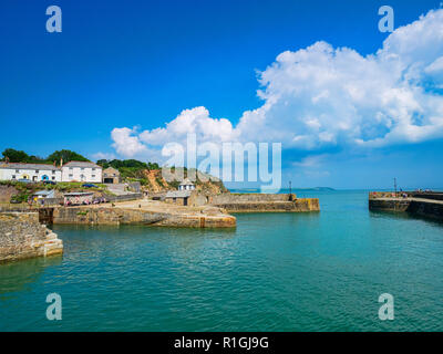 11. Juni 2018: Charlestown, Cornwall, Großbritannien - Ein unberührtes Beispiel einer georgischen Hafen arbeiten, ist zwischen 1791 und 1801 gebaut wurde, und ist verwendet worden... Stockfoto