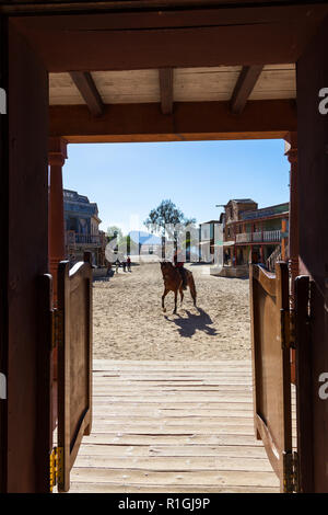 Fort Bravo Texas Hollywood western style Theme Park in der Provinz Almeria, Spanien Stockfoto