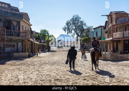 Fort Bravo Texas Hollywood western style Theme Park in der Provinz Almeria, Spanien Stockfoto