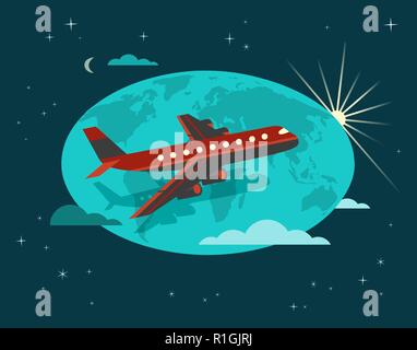 Time to travel Poster. Stock Vektor