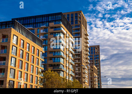 Neue Berkeley Wohnungen wohnung Entwicklung in Royal Arsenal, Woolwich, London, England, Großbritannien Stockfoto