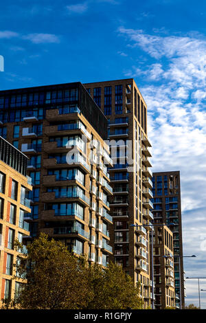 Neue Berkeley Wohnungen wohnung Entwicklung in Royal Arsenal, Woolwich, London, England, Großbritannien Stockfoto