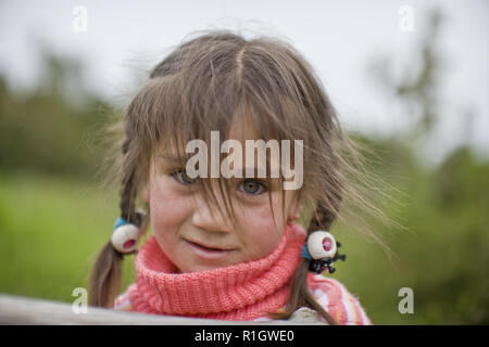 Porträt eines jungen Mädchens. Stockfoto