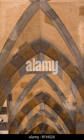 Amalfi, Italien. Detail der Decke im Dom von Amalfi entfernt. Stockfoto