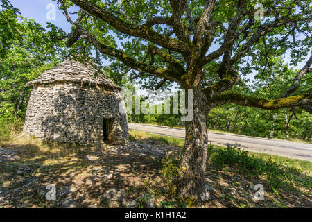 Hütte aus Stein, Borie, Provence, Frankreich Stockfoto