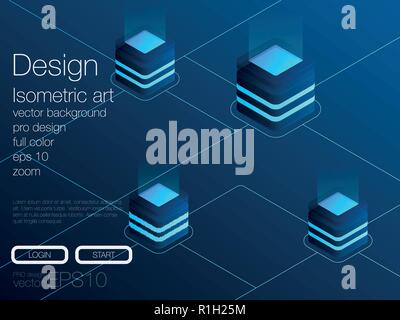 Dashboard Infografik Vorlage mit modernem Design Stock Vektor