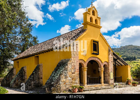 Paipa, Kolumbien - 14. Februar 2017: Hacienda Del Salitre Hotel von Paipa Boyaca in Kolumbien Südamerika Stockfoto