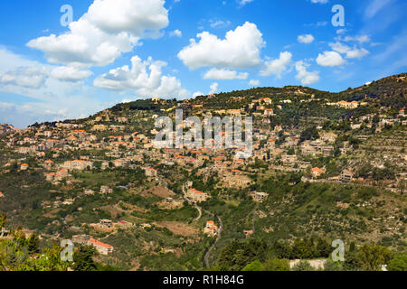 Deir El Qamar im Libanon Naher Osten montieren Stockfoto